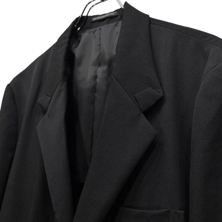 Y's for men 25SS WOOL GABARDINE TURN BACK COLLAR JACKET ウールギャバジンデザインカラー3Bテーラードジャケット ブレザー ブルゾン アウター 定価115,500円 Yohji Yamamoto Pour Homme ヨウジヤマモト ワイズフォーメン メンズ