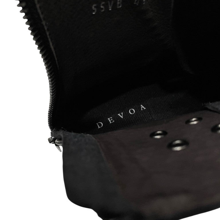 DEVOA 25AW  Cow leather back zip boots カウレザーステッチバックジップブーツ 靴 シューズ スニーカー size 41 Vibramソール デヴォアメンズ