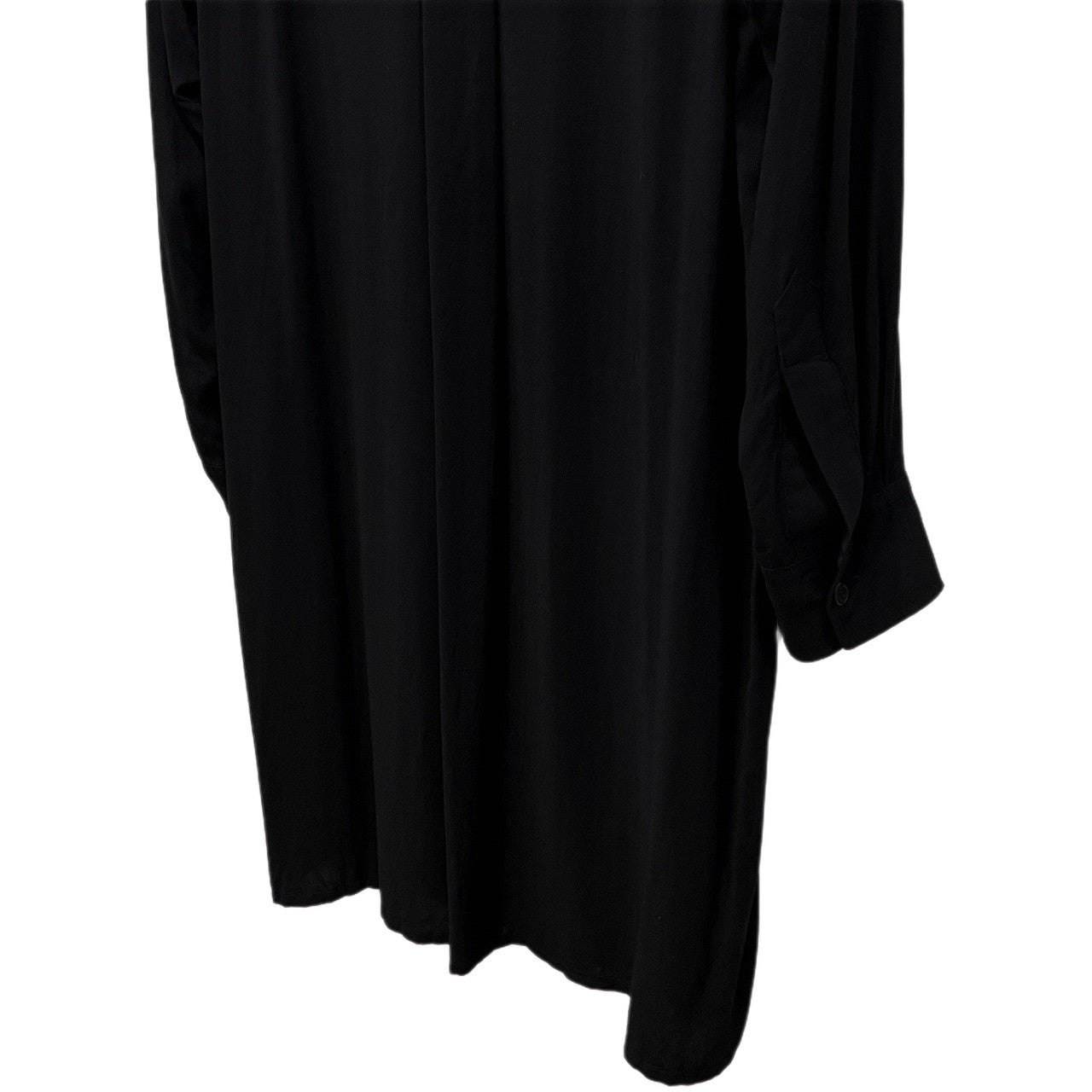 B Yohji Yamamoto 20SS 山本耀司プリントレーヨンロングシャツ ブラウス トップス NN-B87-822 定価77,0000円 Pour Homme ビー ヨウジヤマモト メンズ レディース ユニセックス