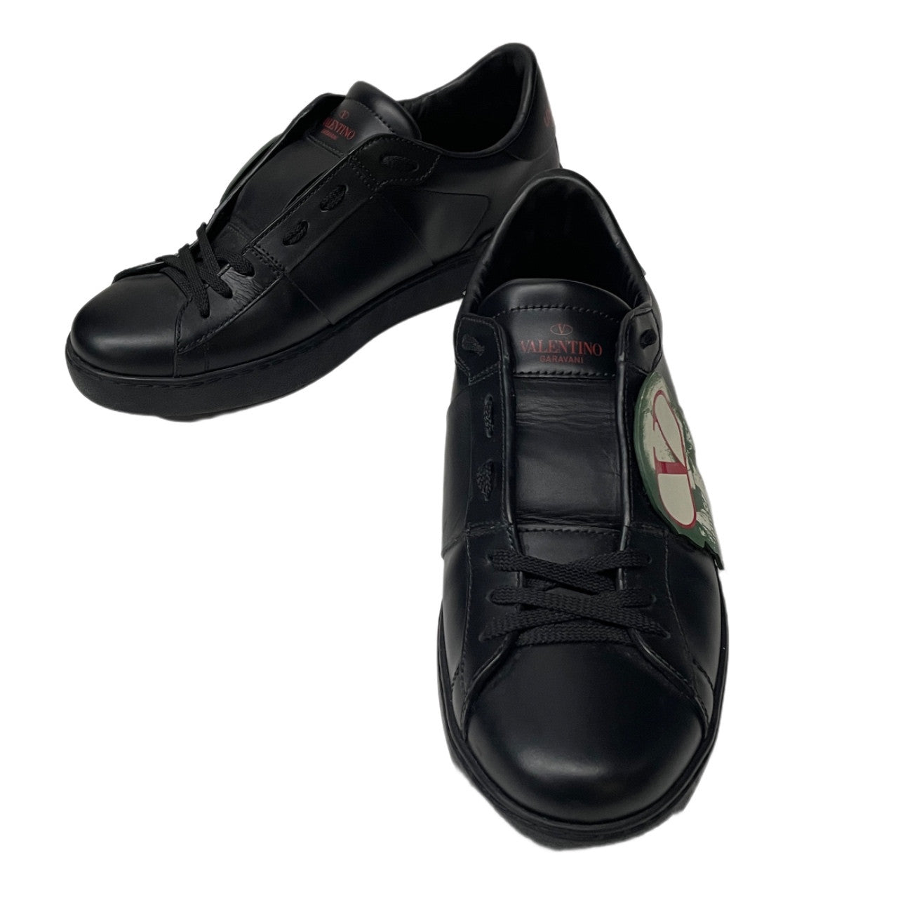 UNDERCOVER × VALENTINO GARAVANI 19AW ロックスタッズスカルパッチレザーローカットスニーカー シューズ 靴 クツ 41 アンダーカバー ヴァレンティノ ガラヴァーニ メンズ