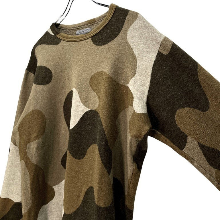 Yohji Yamamoto Pour Homme 02AW カモフラージュオーバーサイズニットセーター カットソー Tシャツ トップス Archive 女優期 迷彩柄 ヨウジヤマモトプールオム メンズ