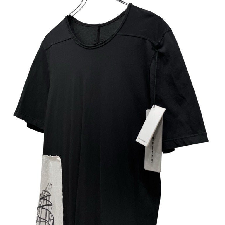 Rick Owens DRKSHDW 19SS LEVEL TEE PATCHED JUMBO TEE パッチワークジャンボTシャツ カットソー T-shirt トップス リックオウエンス ダークシャドウ メンズ