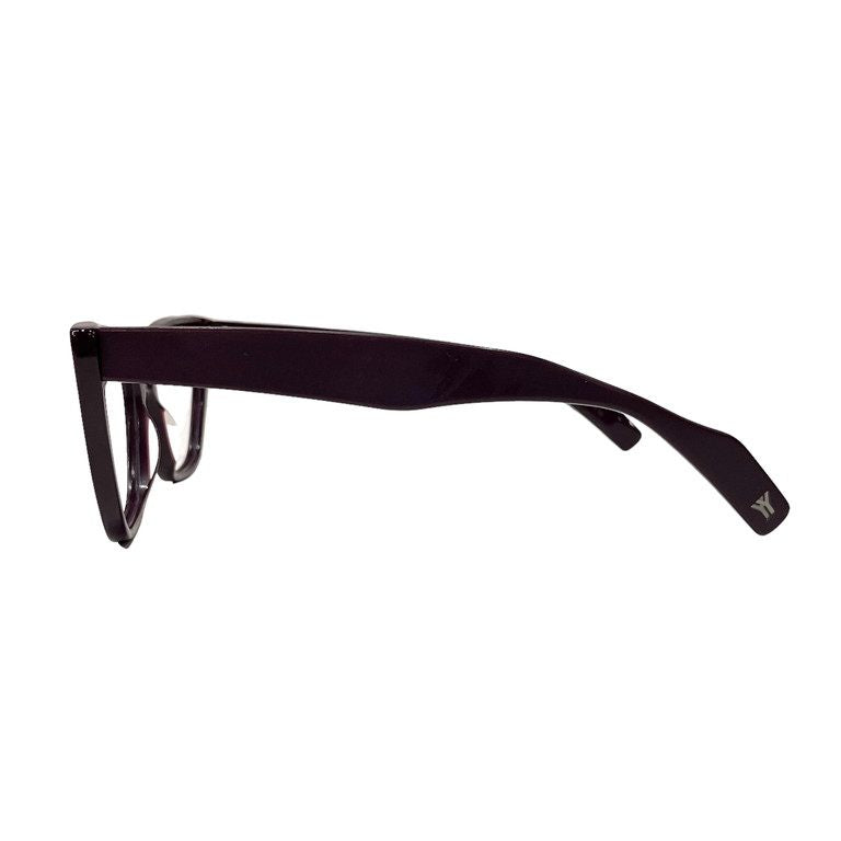 Yohji Yamamoto CAT EYE GLAMOROUS OVERSIZED HOT EYEGLASS フルリムキャッツアイサングラス 眼鏡 メガネ セルフレーム アイウェア 小物 YY1030 ヨウジヤマモト メンズ レディース ユニセックス