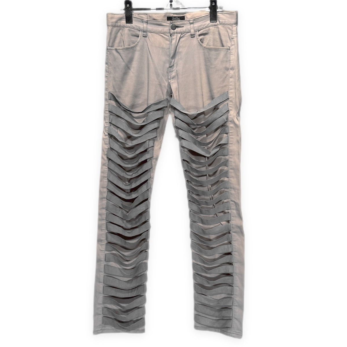UNDERCOVER 11SS ベルトデザインストレッチコットンスリムパンツ ボトムス スキニー Archive Underman期 アンダーカバー メンズ