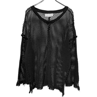 el conductorH 23SS MESH V-NECK PULLOVER TOP ビッグメッシュVネックオーバーサイズプルオーバートップ ニット カットソー Tシャツ Tee T-shirt PD23SC02