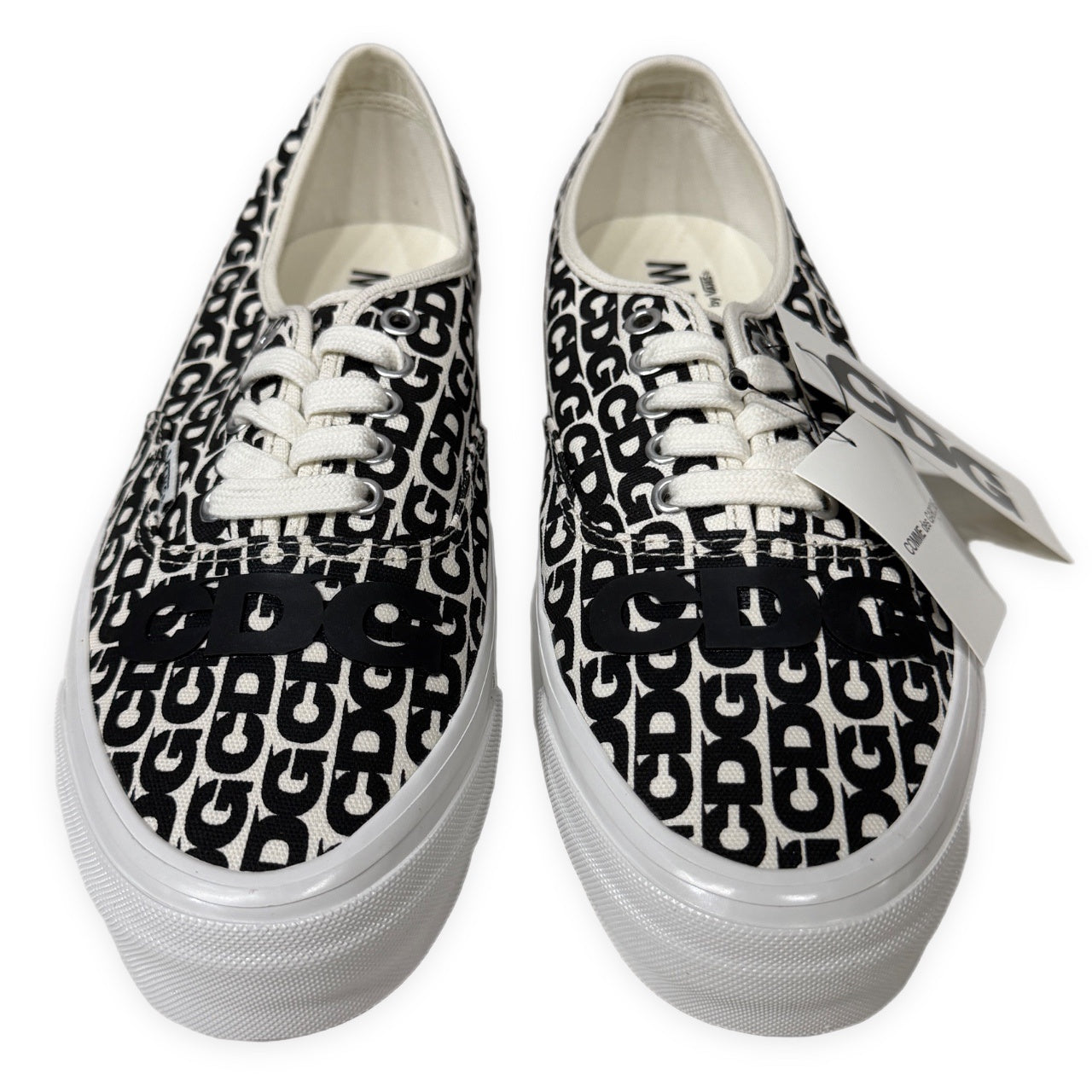 CDG × VANS OTW Authentic オーセンティック 総柄ロゴプリントローカットスニーカー シューズ 未使用 29cm COMME des GARCONS コムデギャルソン ヴァンズ メンズ