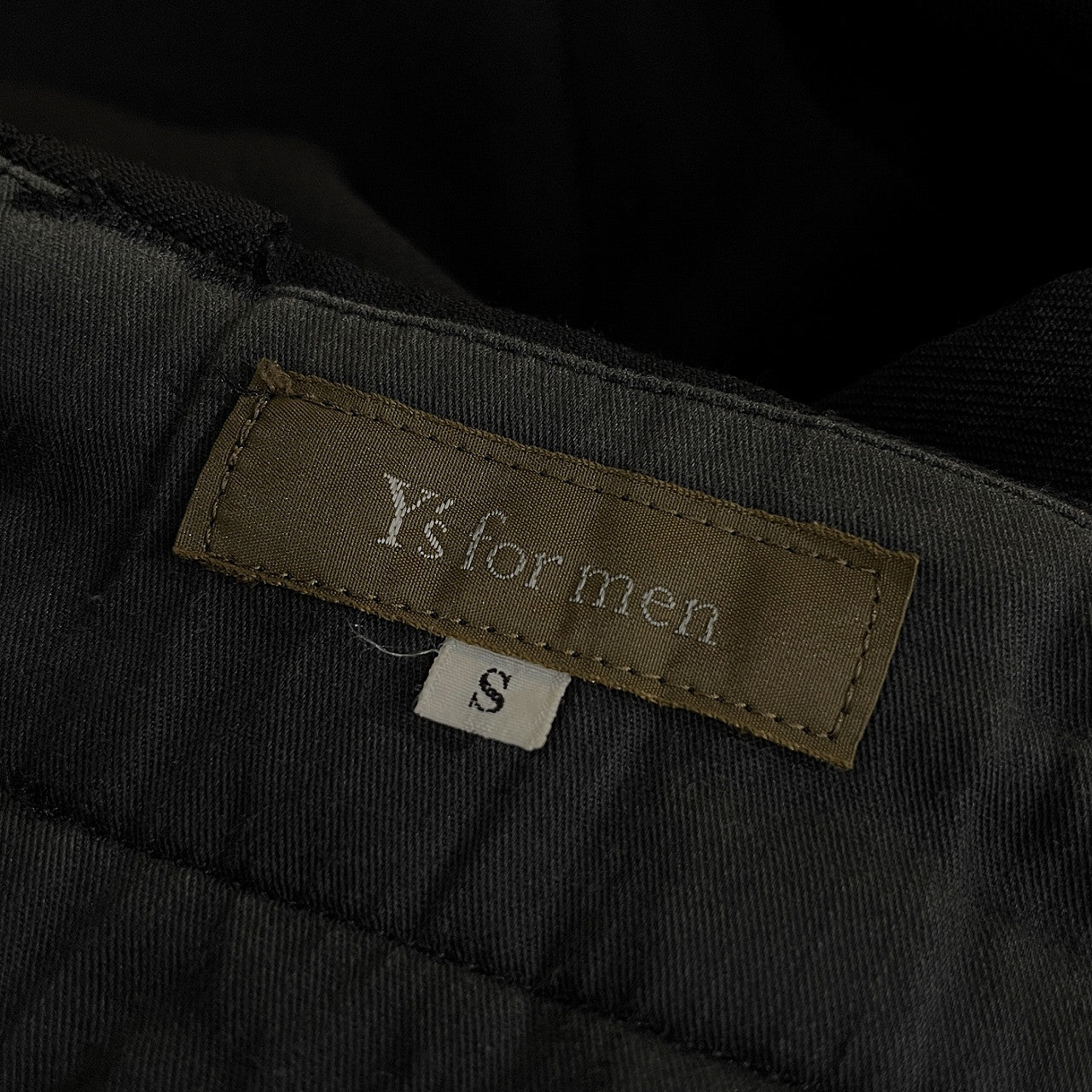 Y's for men ウールサージ3タック脇テープワイドパンツ サイドライン 側章 スラックス トラウザーズ ボトムス Archive 90s Yohji Yamamoto Pour Homme ヨウジヤマモトプールオム メンズ