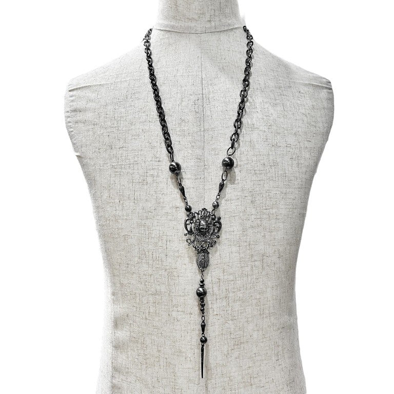 Jean Paul GAULTIER スカルマリアチェーンネックレス 一点物 激レア 希少 Archive 90s 00s JPG 未使用 ペンダント アクセサリー ジャンポールゴルチエ メンズ レディース ユニセックス