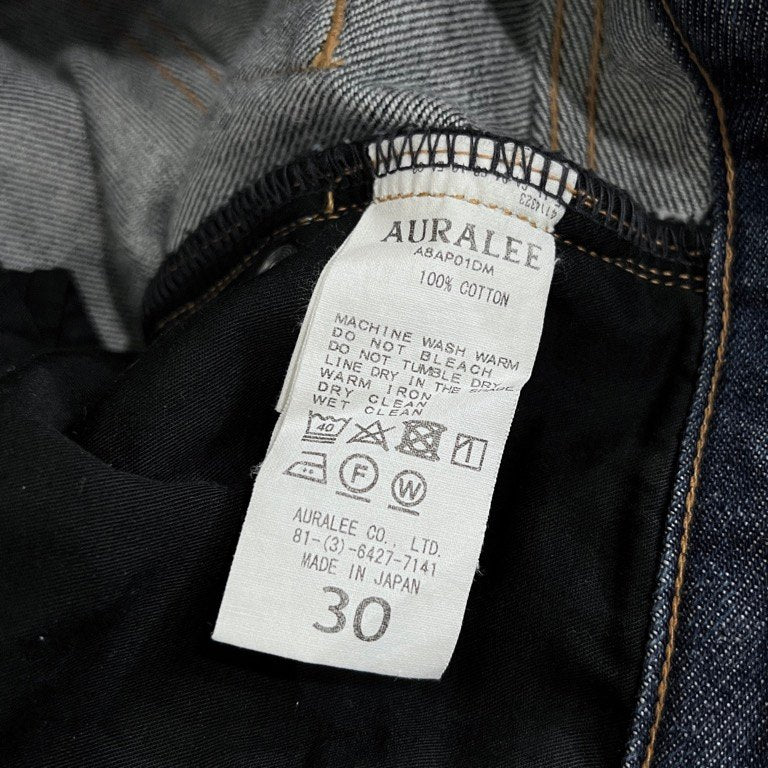 AURALEE HARD TWIST DENIM 5P PANTS 強撚糸デニム5ポケットパンツ ジーンズ ボトムス A8AP01DM オーラリー メンズ