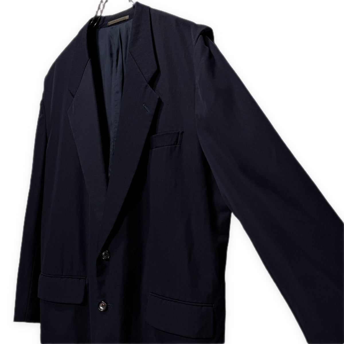 COMME des GARCONS HOMME 92SS ウールギャバジン袖山タックデザイン2Bテーラードジャケット ブレザー ブルゾン コート アウター Archive 90s コムデギャルソンオム メンズ