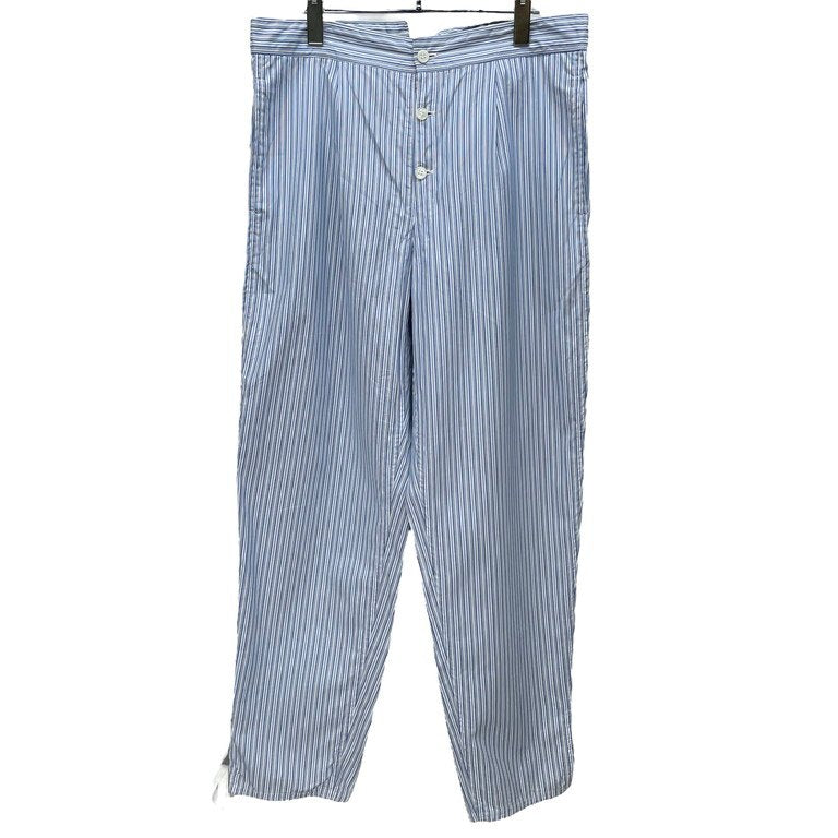 COMME des GARCONS HOMME PLUS 05SS ストライプコットンブロードレースアップシンチバックパンツ Archive Pink Panther ピンクパンサー期 ピンクのメガネ越しに見える世界 LOOK21 LOOK24 コムデギャルソンオムプリュス メンズ