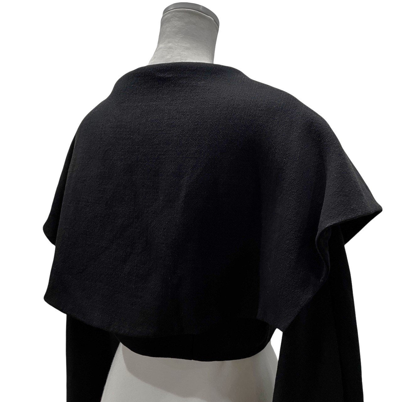 LIMI feu ケープカラーウールショートジャケット ブルゾン コート アウター Yohji Yamamoto リミフゥ ヨウジヤマモト レディース