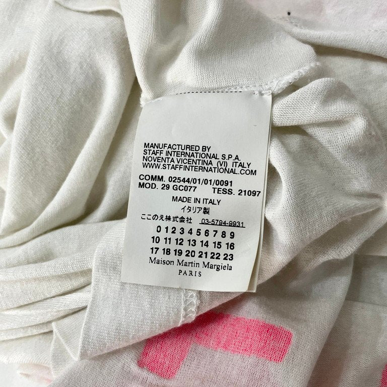 Maison Martin Margiela 09SS レーヨン天竺オーバーサイズエイズTシャツ AIDS Tee T-shirt Archive メゾンマルタンマルジェラ メンズ レディース ユニセックス