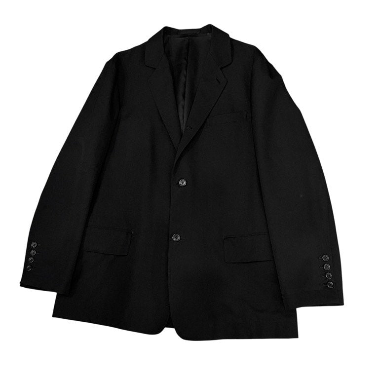 Y’s for men ウールギャバジンスタンドカラー4Bテーラードジャケット ブレザー ブルゾン コート アウター ノッチドラペル Archive Yohji Yamamoto Pour Homme ヨウジヤマモトプールオム ワイズフォーメン メンズ