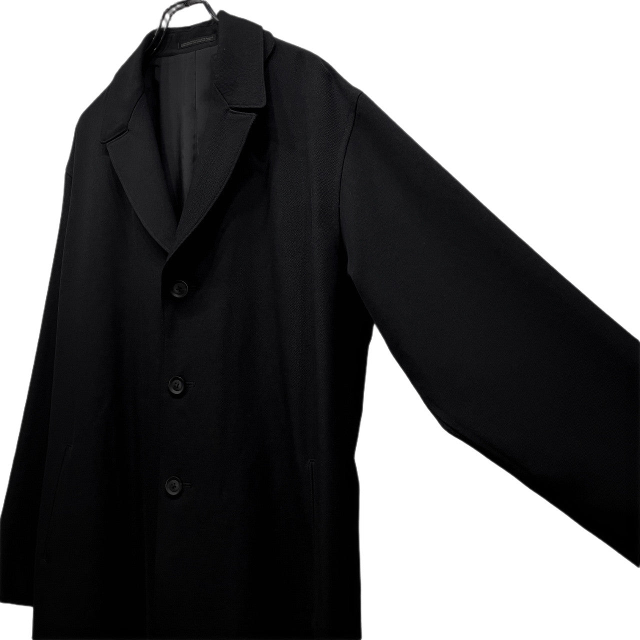 Yohji Yamamoto Pour Homme 25AW ARMY GABARDINE 3 BUTTONS JACKET アーミーギャバジン3ボタンロングジャケット テーラード ウールギャバジン ブルゾン コート アウター HM-J11-101 定価123,200円 ヨウジヤマモトプールオム メンズ