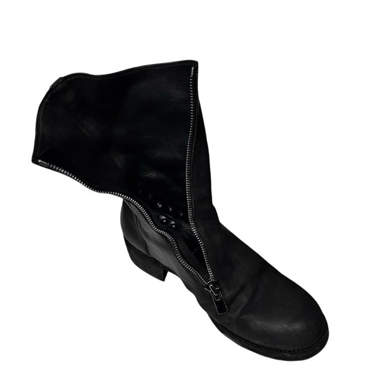 Yohji Yamamoto Pour Homme × GUIDI 23AW SOFT CALF LEATHER FRONT ZIPPER BOOTS ソフトカーフレザーフロントジッパーブーツ HJ-E23-774 シューズ Vibram 定価265,100円 ヨウジヤマモトプールオム グイディ メンズ