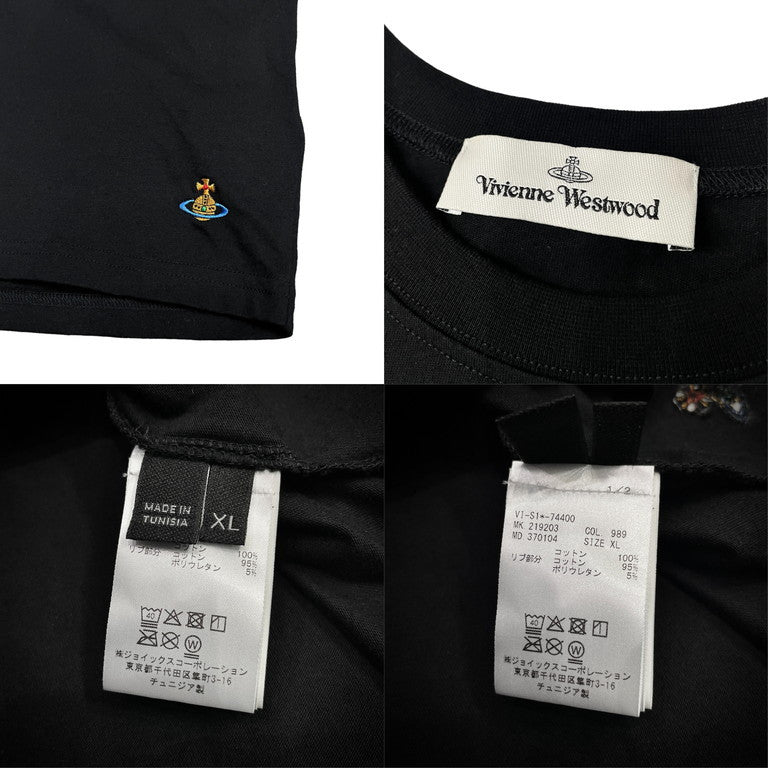 Vivivenne Westwood 21AW Open 24hrs オーブプリントクルーネックカットソー Tシャツ IMPORT