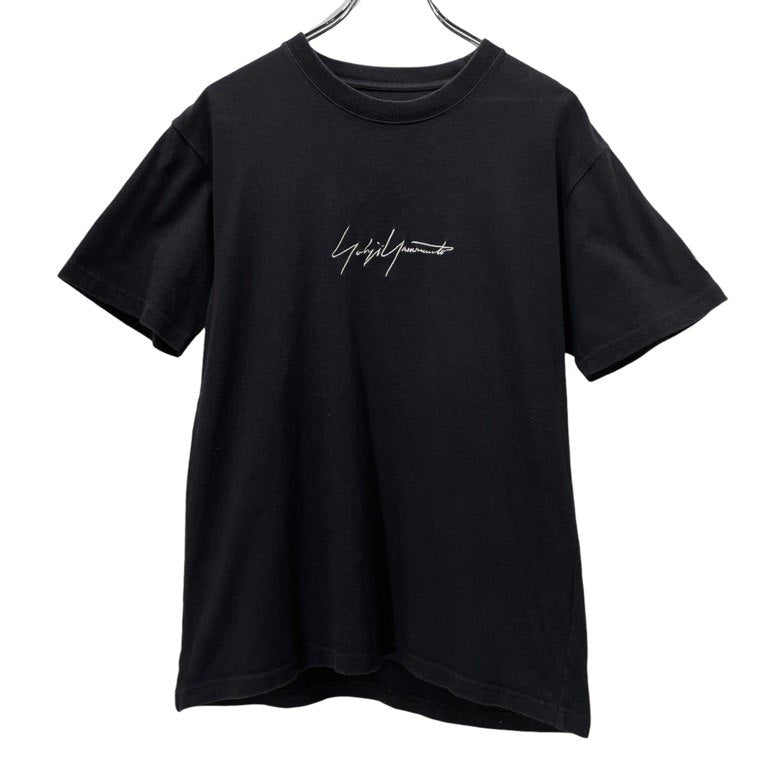 Yohji Yamamoto Pour Homme 18SS NEW ERA TEE ロゴ刺繍クルーネック半袖Tシャツ カットソー T-shirt トップス ヨウジヤマモトプールオム メンズ