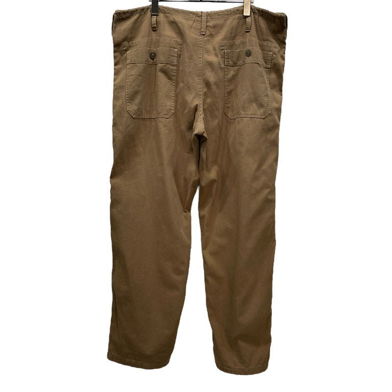 Yohji Yamamoto Pour Homme 12SS コットン製品染めライトキャンバスドローストリングワイドイージーパンツ ボトムス テーパード ヨウジヤマモトプールオム メンズ