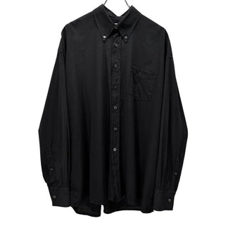 OUR LEGACY BORROWED BD SHIRT BLACK VOILE コットンボイルオーバーサイズボタンダウンシャツ ブラウス トップス アワーレガシー メンズ