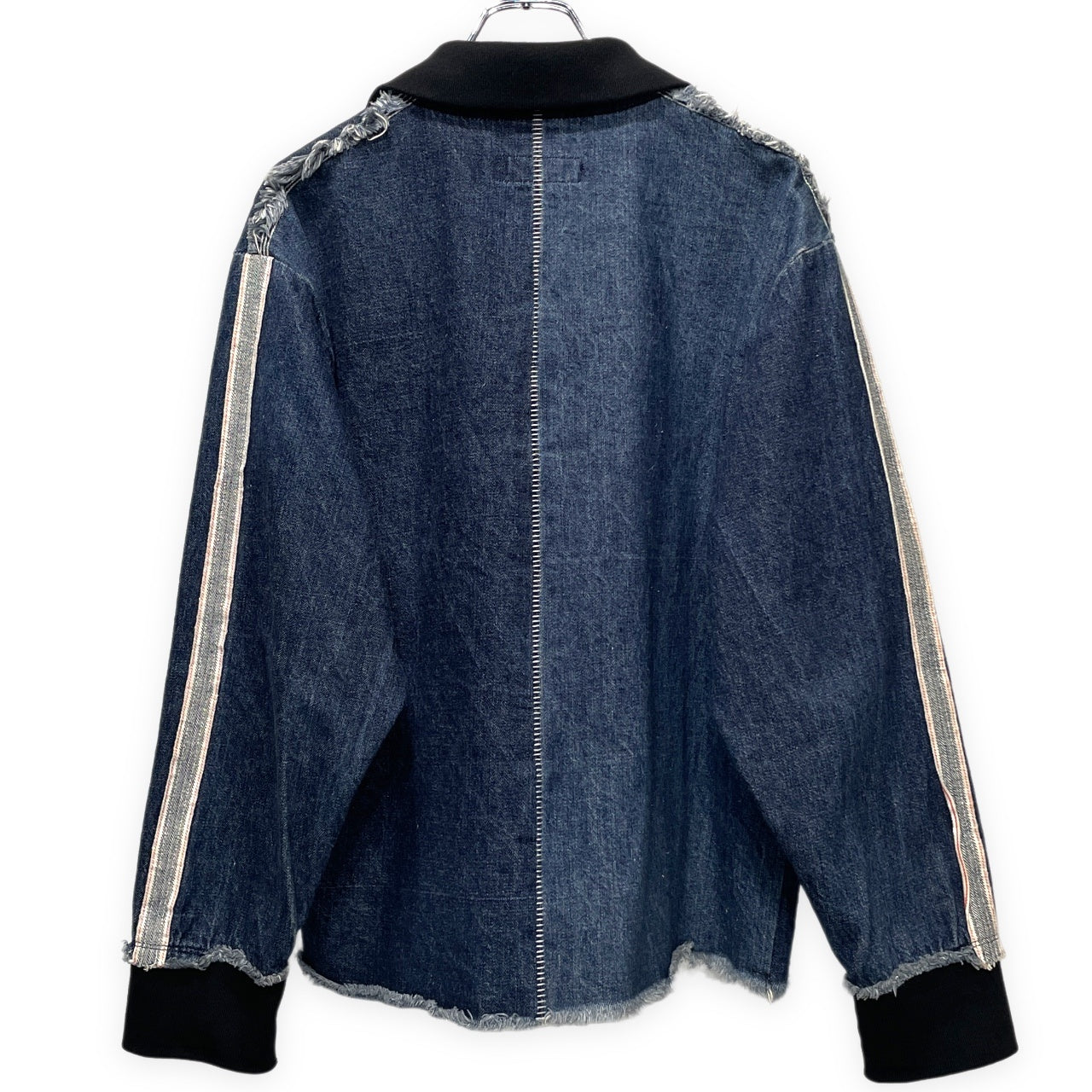 [-]Minus 24SS SLASH SEAM TRUCK JACKET 70's SELVEDGE DENIM セルヴィッジデニムスラッシュシームカットオフトラックジャケット ブルゾン 赤耳 アウター マイナス メンズ
