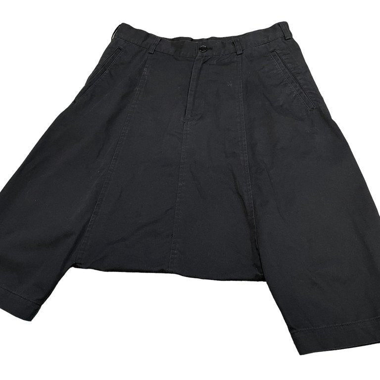 BLACK COMME des GARCONS 蛍光色バックポケットコットンツイルサルエルパンツ ドロップクロッチ ボトムス ブラック 1G-P022 コムデギャルソン メンズ レディース ユニセックス