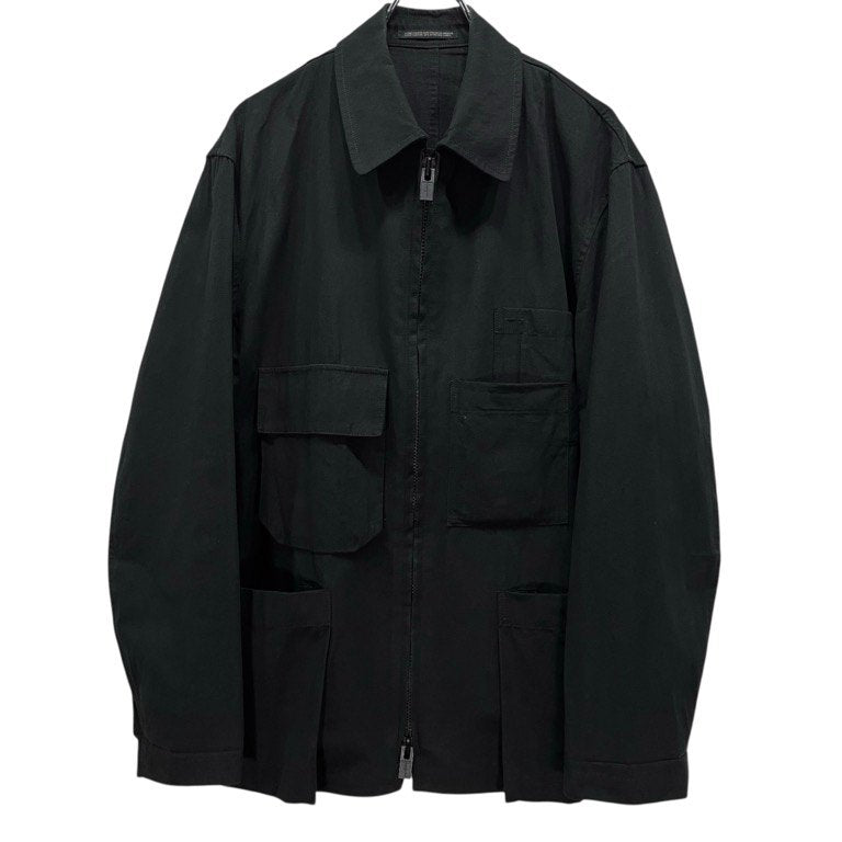 Y's for men 25SS FASTENER BLOUSON WITH COTTON LINEN UNEVEN YARN CANVAS コットンリネンライトキャンバスファスナーブルゾン ジップ ジャケット 定価103,400円 Yohji Yamamoto Pour Homme ヨウジヤマモトプールオム ワイズフォーメン