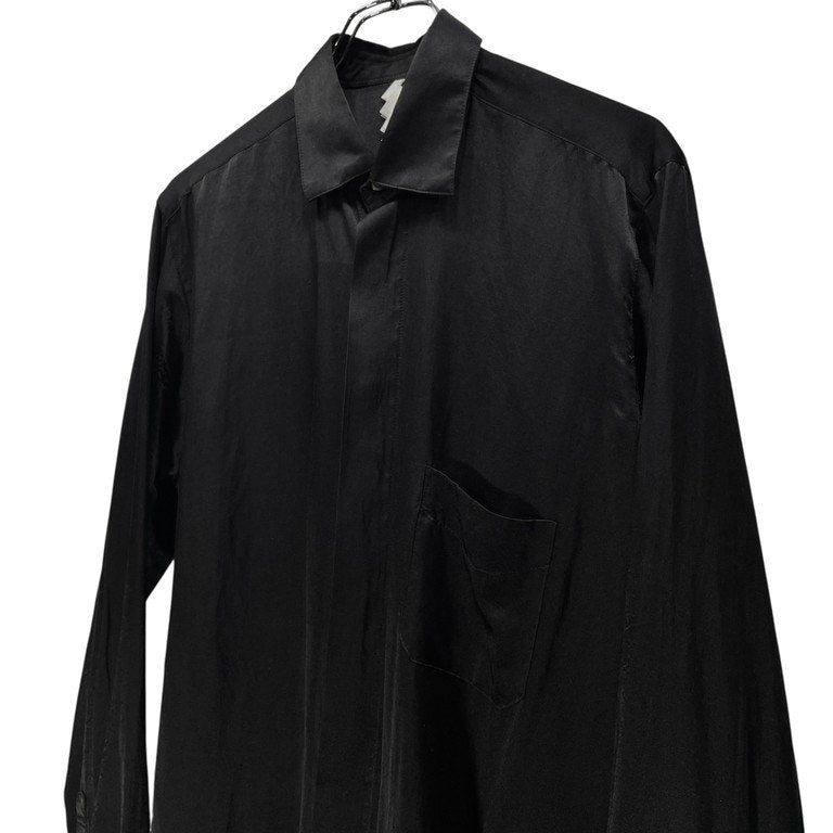 SOSHIOTSUKI KIMONO BREASTED SHIRTS コットンシルクサテンキモノブレステッドシャツ ブラウス トップス ソウシオオツキ メンズ