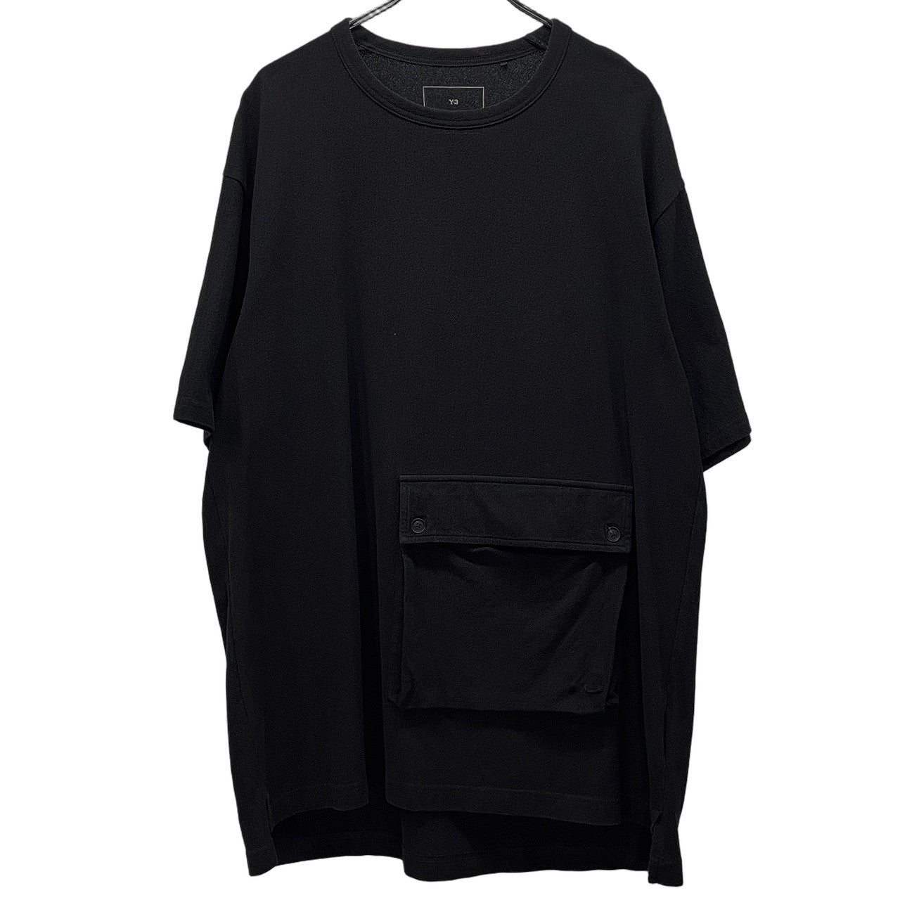Y-3 24SS CREPE JERSEY SHORT SLEEVE POCKET TEE クレープジャージーポケットドッキングカットソー Tシャツ Tee T-shirt 半袖 トップス 定価28,050円 ワイスリー ヨウジヤマモト アディダス メンズ レディース ユニセックス