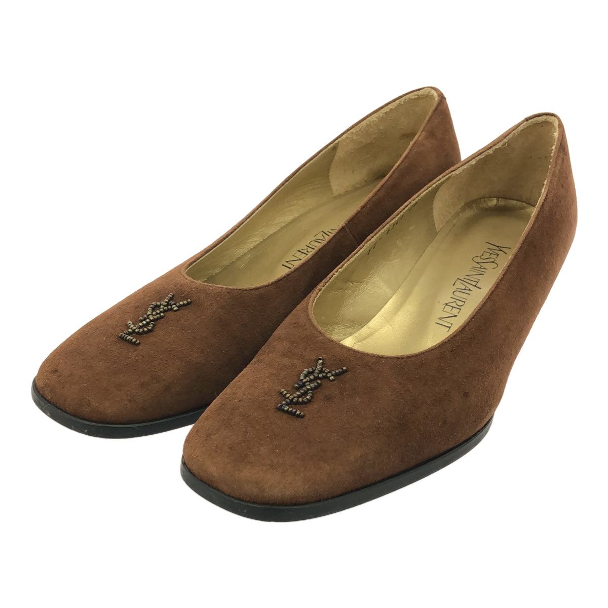 YVES SAINT LAURENT YVES SAINT LAURENT パンプス ビーズ刺繍 36