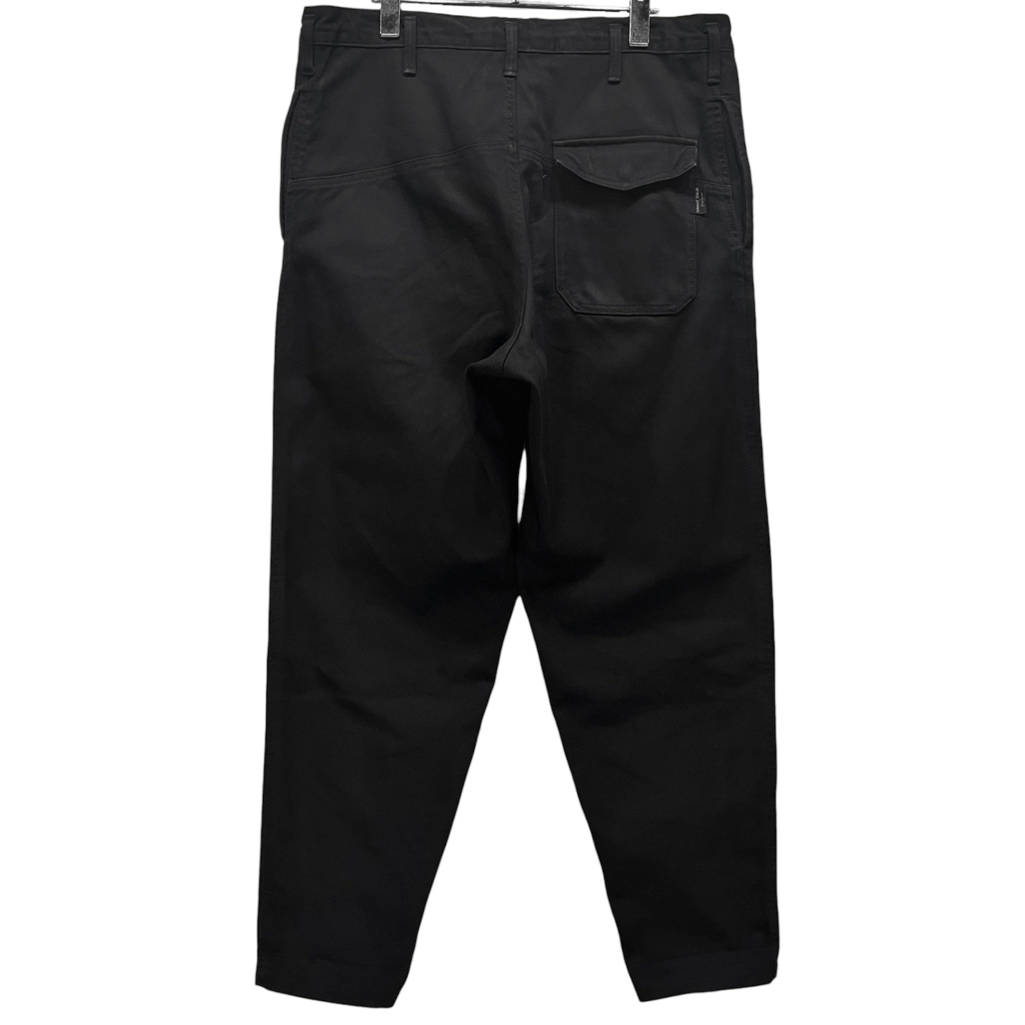 Yohji Yamamoto Pour Homme BLACK Scandal 21AW コットンウエスト紐イージーワークカーゴパンツ テーパード ボトムス ヨウジヤマモトプールオム ブラックスキャンダル メンズ