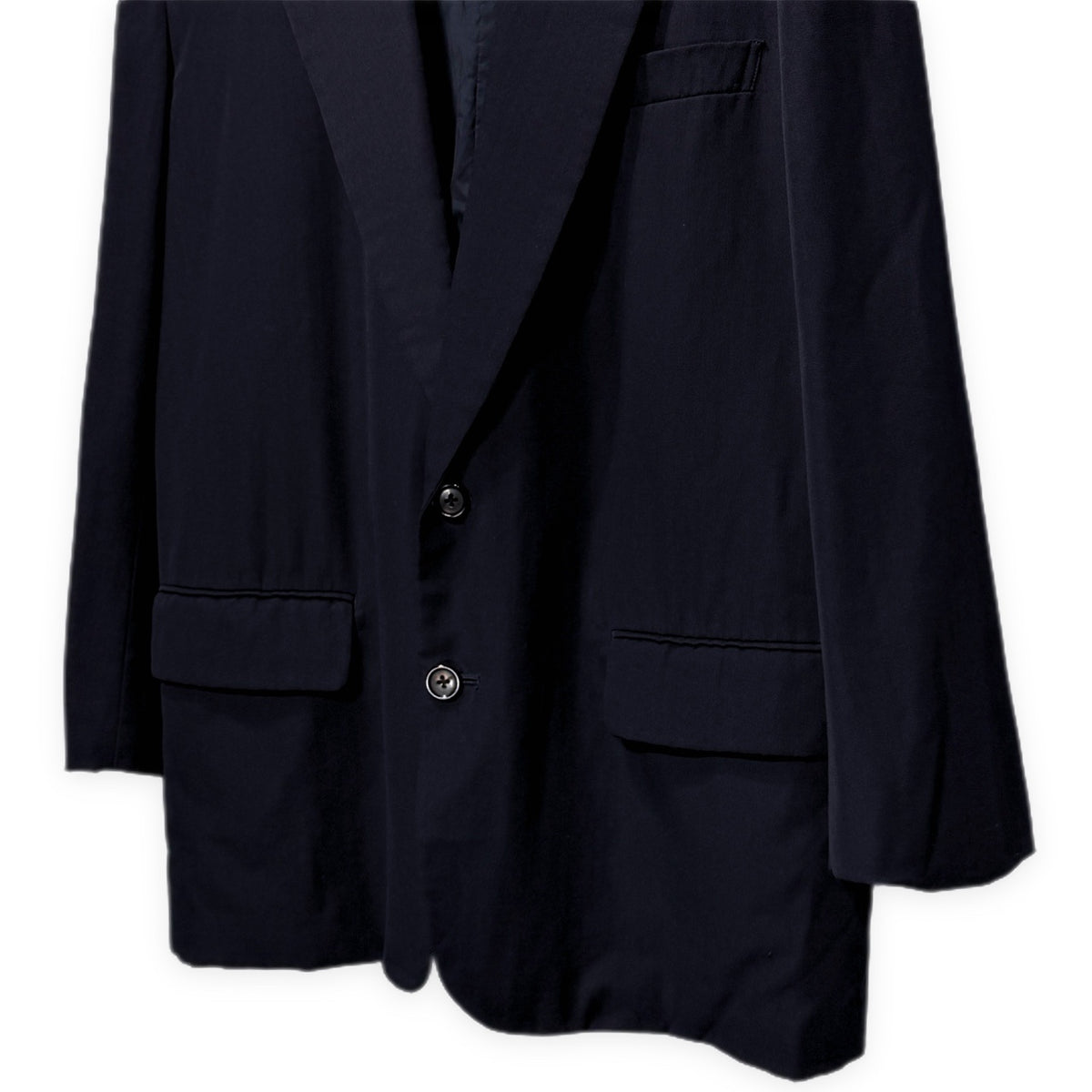 COMME des GARCONS HOMME 92SS ウールギャバジン袖山タックデザイン2Bテーラードジャケット ブレザー ブルゾン コート アウター Archive 90s コムデギャルソンオム メンズ