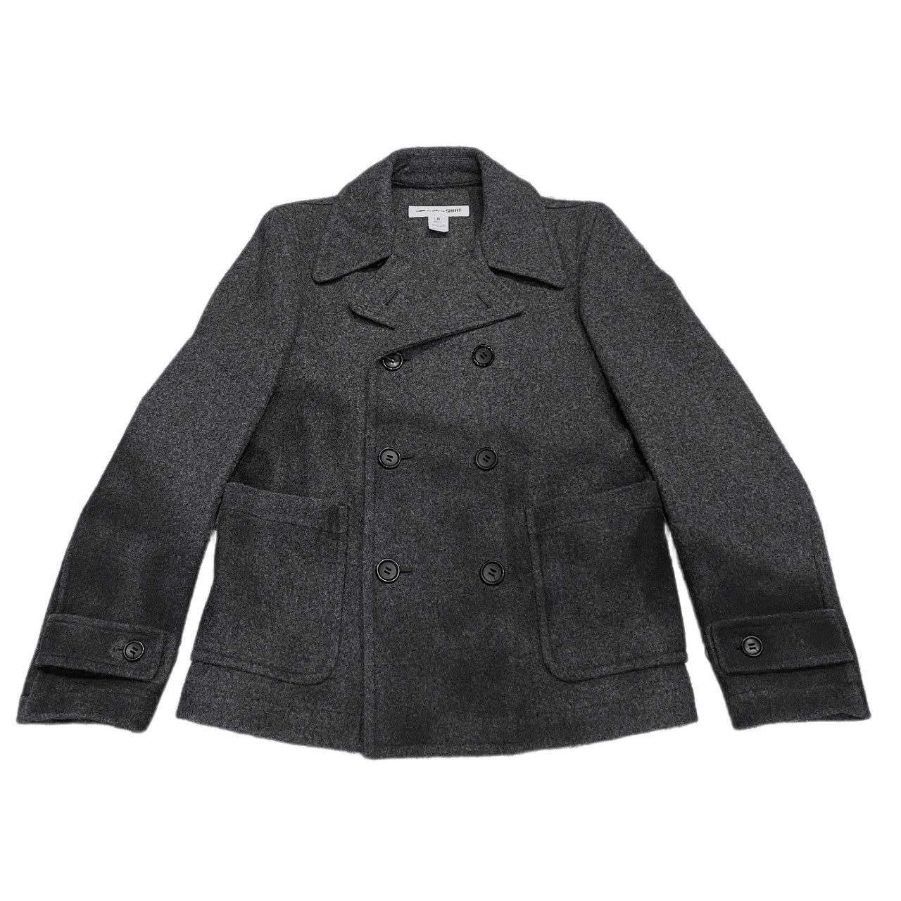 COMME des GARCONS SHIRT 15AW 圧縮ウールハンドペイントグラデーションピーコート Pコート ブルゾン ジャケット アウター Archive コムデギャルソン シャツ メンズ