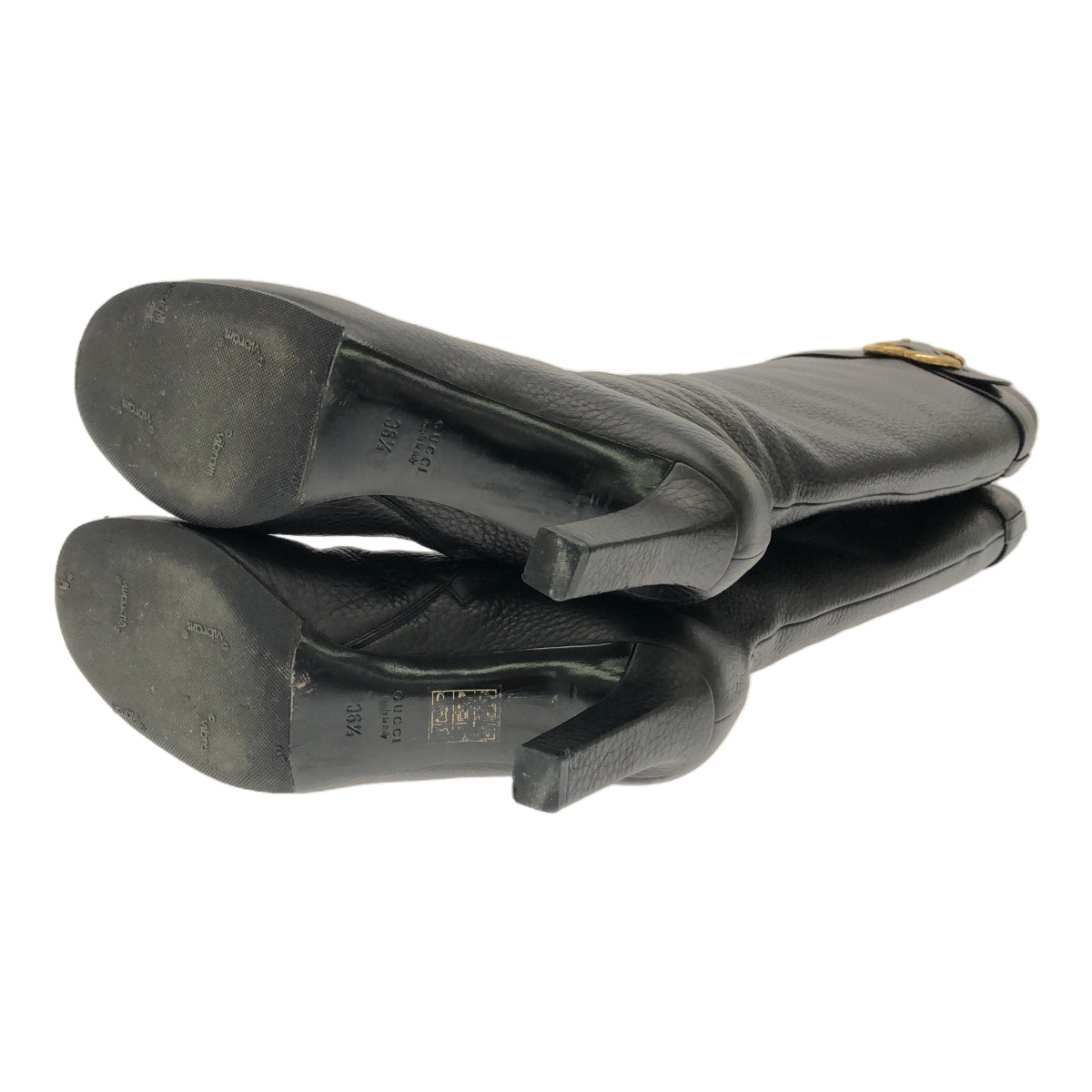 GUCCI GUCCI GGジップロングブーツ 36H