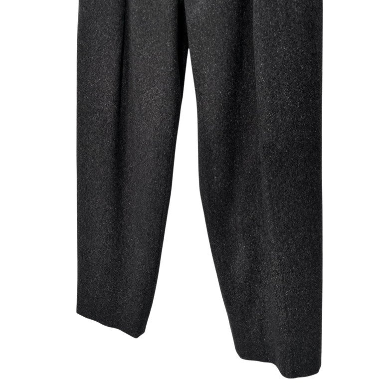 OVERCOAT 23AW PLEATED TROUSER WITH LOOPS IN WOOL FLANNEL ウールカシミヤフランネル1タックトラウザーズ パンツ スラックス ボトムス カシミア 定価69,300円 F23P018-NKCF オーバーコート メンズ