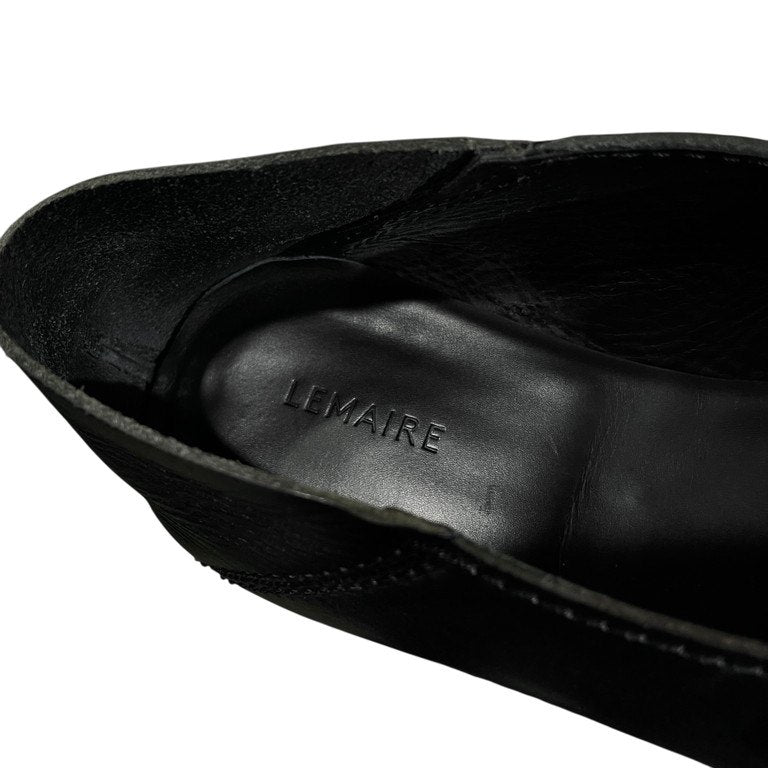 LEMAIRE 22SS FOLDED MULES レザースクエアトゥフォールデッドミュール モカシン スリッポン ドライビングシューズ 靴 クツ ルメール メンズ