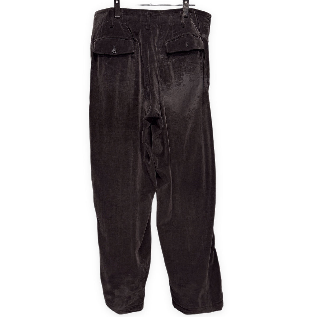 Y's for men コットンベロア3タック側章ワイドテーパードパンツ スラックス トラウザーズ 脇テープ Archive 90s Yohji Yamamoto Pour Homme ヨウジヤマモトプールオム ワイズフォーメン メンズ