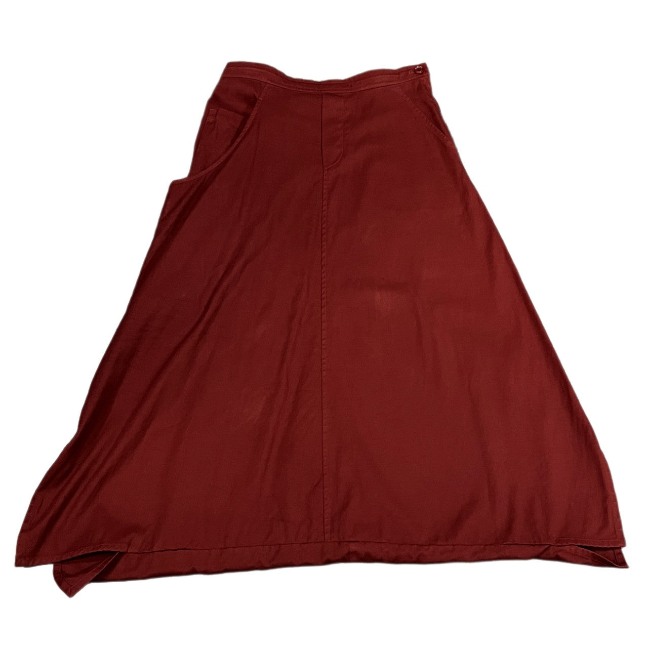 Y's コットンギャバジンアシンメトリーサルエルイージーパンツ ボトムス Yohji Yamamoto Femme ワイズ ヨウジヤマモト レディース