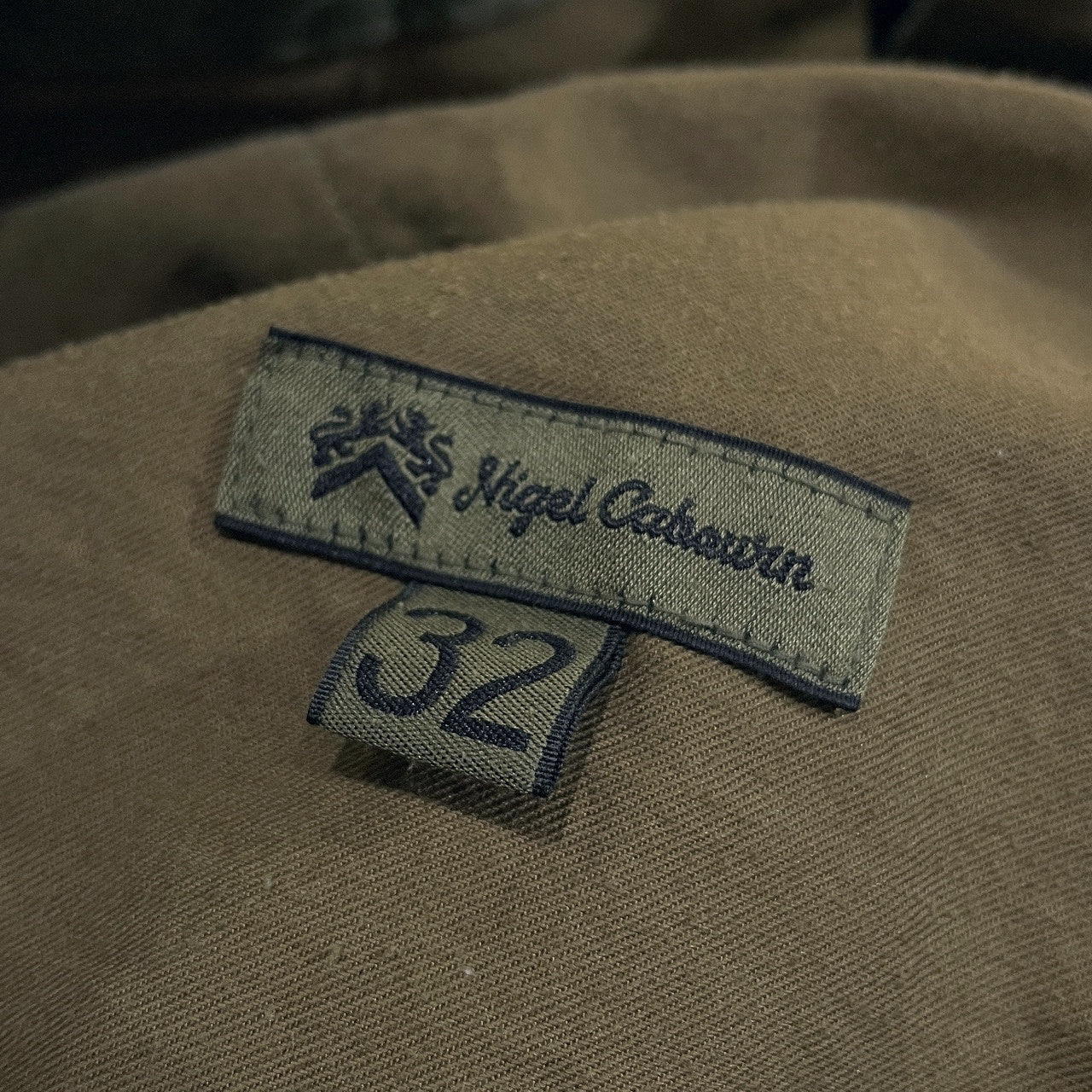 Nigel Cabourn ARMY CARGO PANT アーミーカーゴパンツ ミリタリー ボトムス 8050-00-50012 定価38,500円 ナイジェルケーボン メンズ