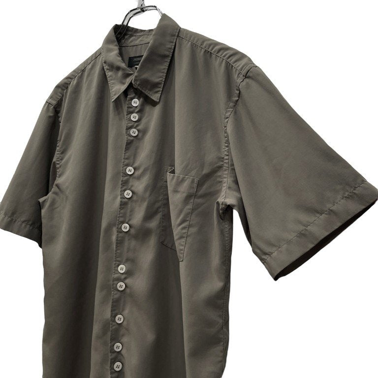 COMME des GARCONS HOMME DEUX 25SS ランダムボタン製品染めポリエステルシャツ ブラウス DO-B047 AD2024 トップス 半袖 コムデギャルソン オム ドゥ メンズ