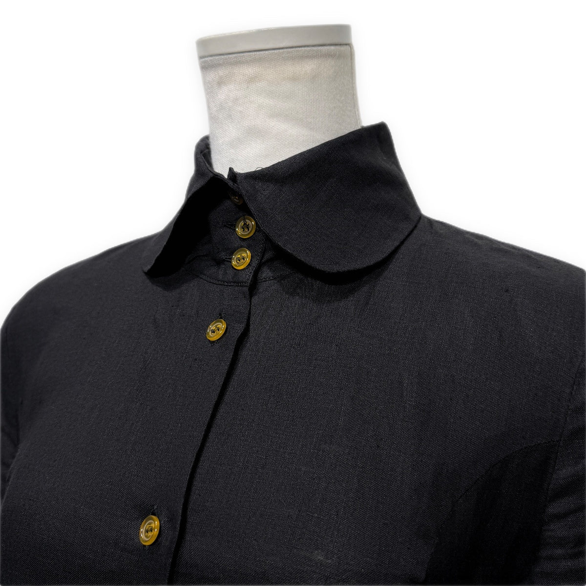 Vivienne Westwood RED LABEL 丸襟チンカラー5分袖シャツワンピース ブラウス トップス Archive 90s ヴィヴィアンウエストウッド レディース