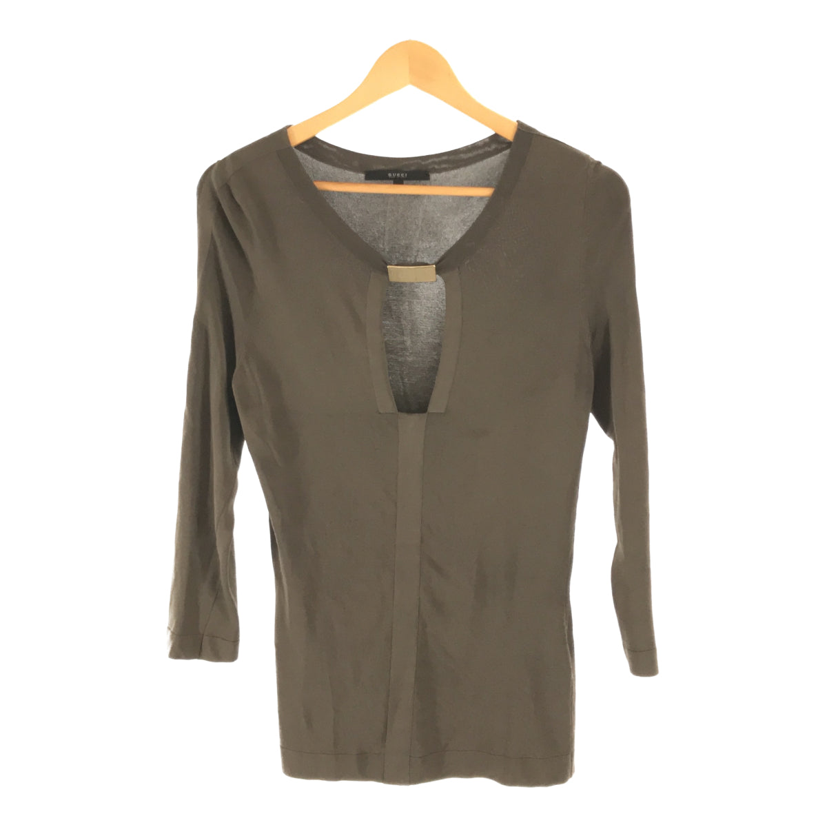 GUCCI GUCCI プレート付 セータ薄手