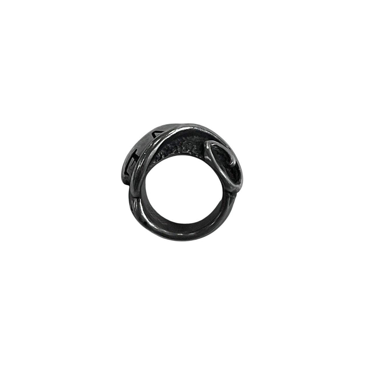 RAT RACE Message On Ribbon Ring LOVE メッセージオンリボンリング ラブ 指輪 アクセサリー シルバー 925 約8号 定価57,200円 ラットレース メンズ レディース ユニセックス