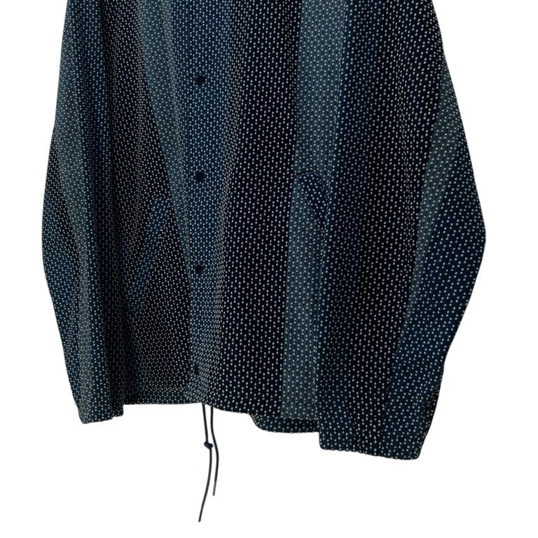 KUON SASHIKO COACH JACKET wagamama別注 刺し子刺繍コーチジャケット ブルゾン コート アウター クオン メンズ