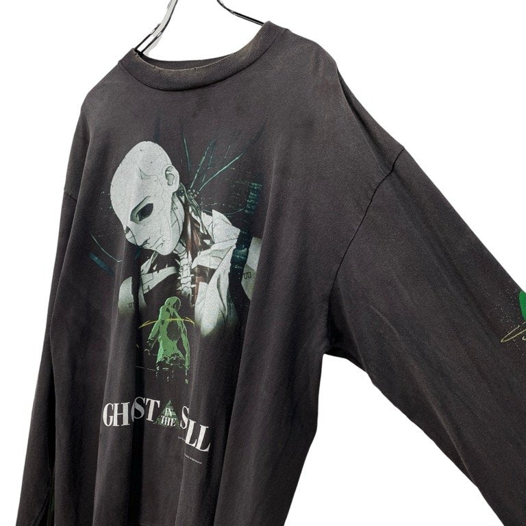 SAINT MICHAEL SM-YS1-0000-C33 GS_LS TEE GITS BLACK GHOST IN THE SHELL 攻殻機動隊コラボレーションプリントTシャツ カットソー Tee T-shirt 定価51,700円 SAINT Mxxxxxx セントマイケル メンズ
