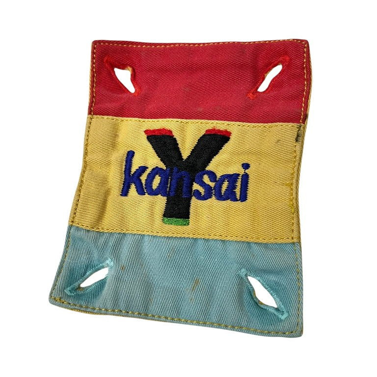 KANSAI YAMAMOTO パッチワークアートワッペンデザインベルクロジップアップブルゾン Archive 70s 80s ジャケット コート アウター マジックテープ 山本寛斎 メンズ レディース ユニセックス
