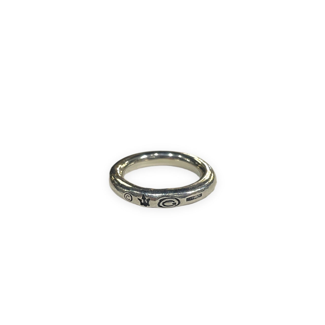 GABORATORY Trident & G Stamp On O-Ring トライデント&Gスタンプ刻印オーリング マルカン 指輪 アクセサリー 18号 定価47,916円 ガボール ガボラトリー メンズ レディース ユニセックス