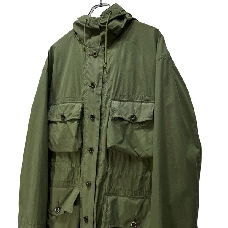 Nigel Cabourn 19SS SWEDISH PARKA TASLAN NYLON VEGETABLE DYE 撥水加工タスランナイロンスウェディッシュパーカー ミリタリージャケット ブルゾン アウター ナイジェルケーボン メンズ