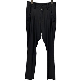 LIMI feu ウールギャバジン3タックテーパードパンツ ボトムス Yohji Yamamoto Femme ヨウジヤマモト リミフゥ レディース