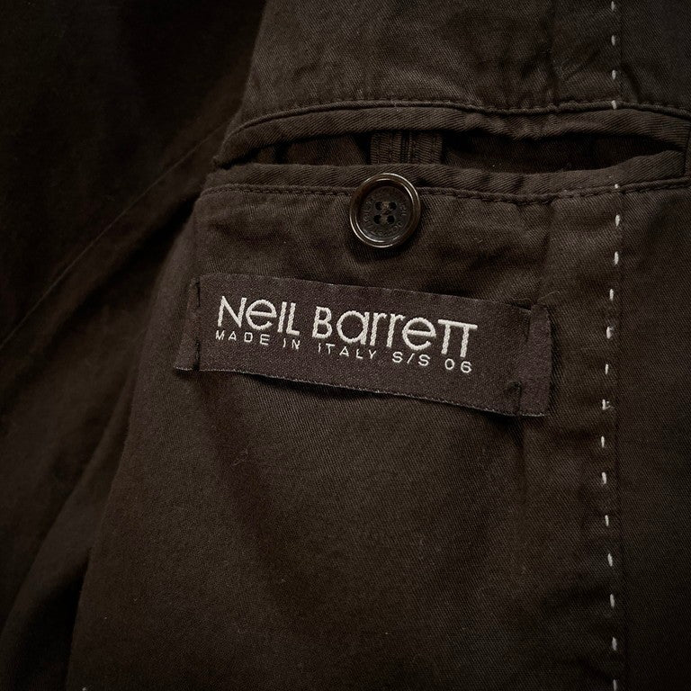 Neil Barrett 06SS コットンギャバジン2Bテーラードジャケット アウター ブレザー Archive 00s ニールバレット メンズ